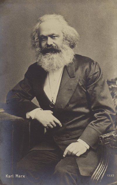 Karl Marx (1818-1883), Duitse filosoof, econoom, historicus en politiek theoreticus door English Photographer